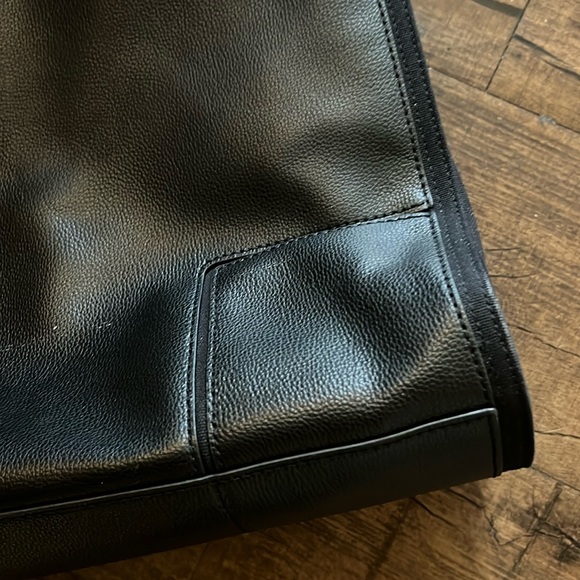 Tory Burch Black Ella Canvas and Leather Tote🔥 - Picture 4 of 16